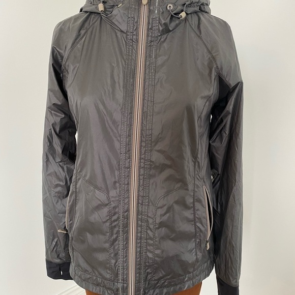 Lole Black Hooded Jacket - Picture 1 of 14